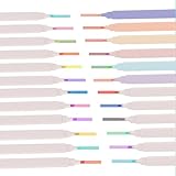 Anmahe 24 Pcs Pastel Highlighters,Morandi Color Highlighters,No Bleed Bib-le Highlighter pens,Aesthetic Highlighter,for Journal Planner Bib-le, Notes, School Supplies