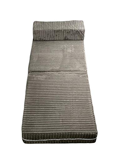 Jumbo Cord Single Chair Bed Sofa Z Bed Seat Foam Fold Out Guest Futon Kids - Image 4