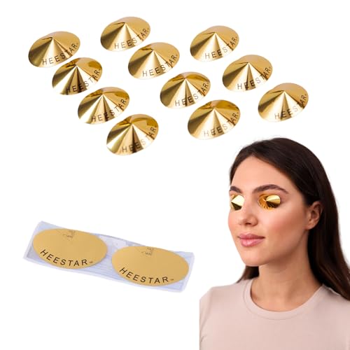 HeeStar Disposable 50Pairs(100Count) Eye Protection Cones for Sun Tanningbed(GOLD)