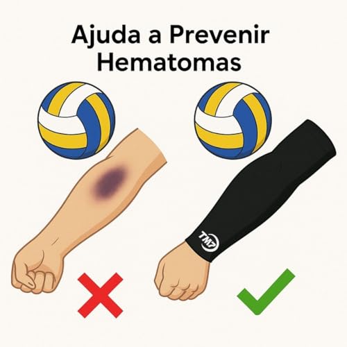 Manguito Para Vôlei Brac Longo TM7 Sports Par | Sem Costura, Anatômico, Respirável | Proteção Contra