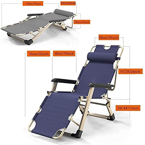 Fauteuil de détente pliable Zero Gravity S avec appui-tête réglable pour terrasse et jardin - 4