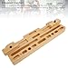 SUNGOOYUE Hanging Training Board, Solid Finger Training Board for Rock Climbing with Multiple Grip Holes for Home Gym and Outdoor