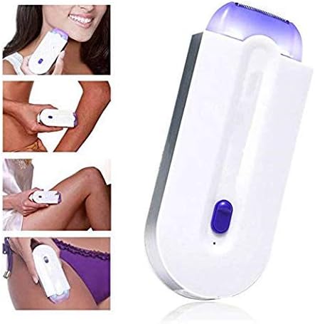 Laser Hair Removal for Women - Auto-induction Electrical Epilator (white+purple 2)