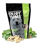 Enjoy Yums Mint Dog Treats – 1 lb Bag – All-Natural, Low Sugar Dog Biscuits with Peppermint & Honey – Vet-Approved – Made in USA