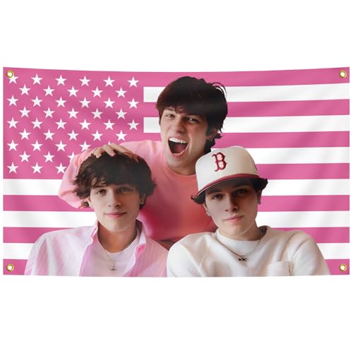 Fun Sturniolo Tapestry Triplets American Flag 3x5FT (90X150cm) Novelty Sturnio Poster Bar Fun Party Decoration Tapestry