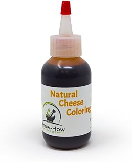 Natural Coloring for Cheese (Annatto; double strength) from Know-How Foods (2 fl. oz.)
