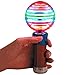 ArtCreativity 7.5 Inch Light Up Magic Ball Toy Wands for Kids, Set of 2, Flashing LED Wands for Boys and Girls, Thrilling Spinning Light Show, Batteries Included, Fun Gift or Birthday Party Favor