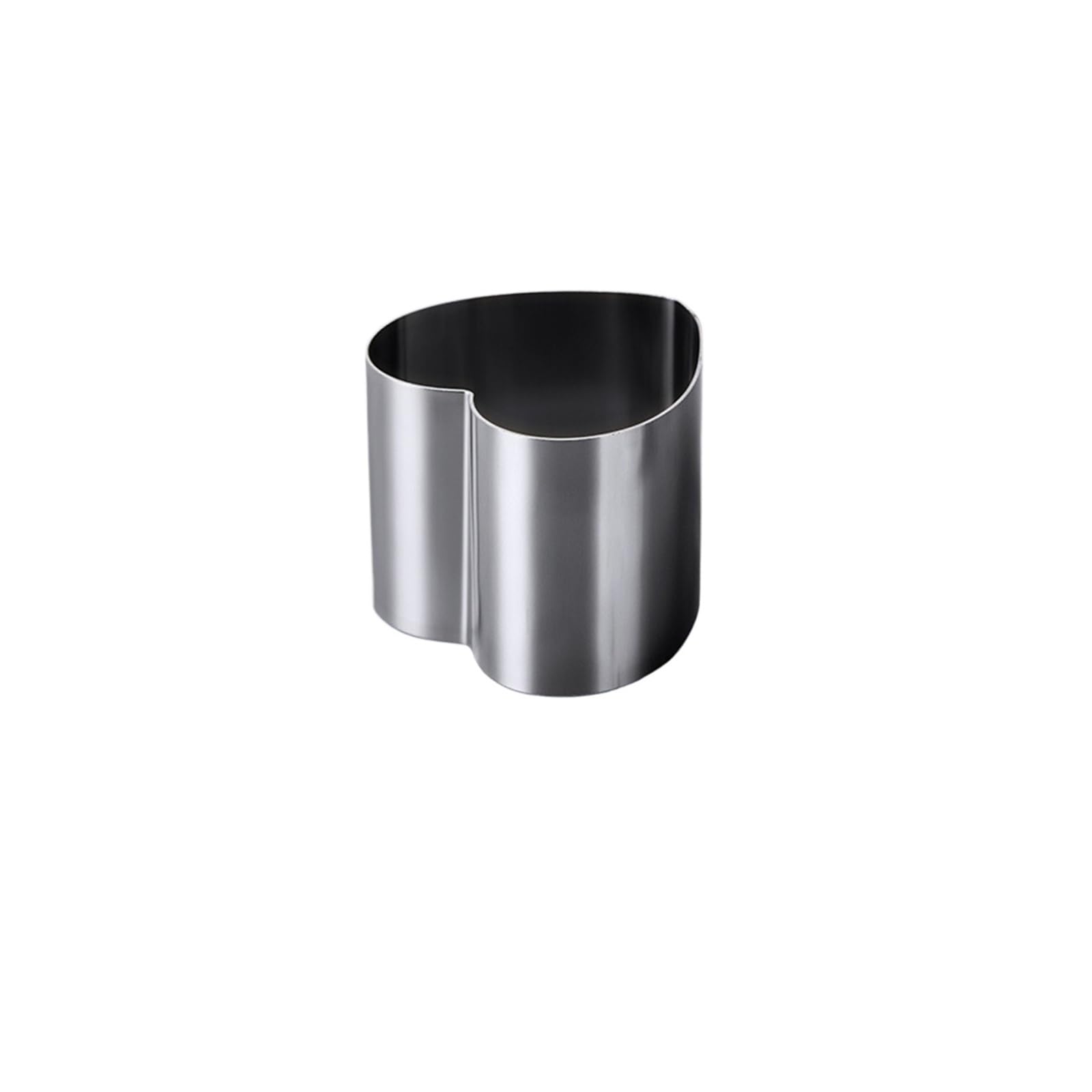 Moldes for mousse de acero inoxidable de 4/6/8 pulgadas, anillos extra altos for mousse, moldes for hornear pasteles redondos y cuadrados con forma de corazón for uso doméstico en la cocina