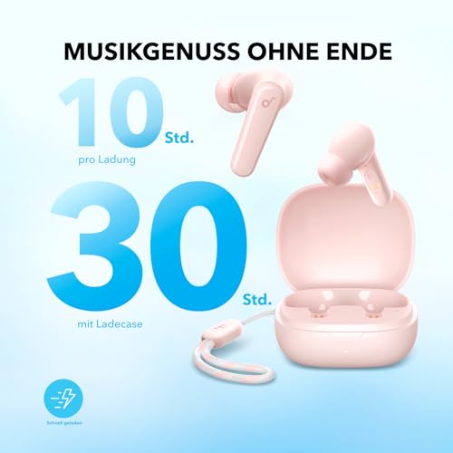 Soundcore by Anker P20i Kabellose Bluetooth Kopfhörer in-Ear, 10mm Treiber, Bluetooth 5.3, Anpassbarer EQ, 30 Std. Spielzeit… – Ansicht 3