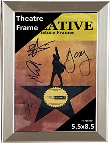 Creative Picture Frames 5.5X8.5Ss Stainless Steel Finish Theatre Frame, Holds