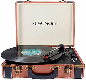 Tocadiscos Bluetooth vintage con altavoces Lauson CL605