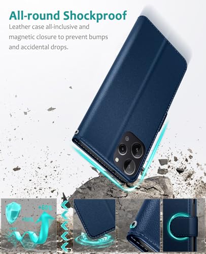 SineOrdo Case for Xiaomi Redmi 12 4G & 5G Phone Case,Flip Leather Case Xiaomi Redmi 12 4G & 5G Cover with Wallet Stand Book Holsters - Image 3