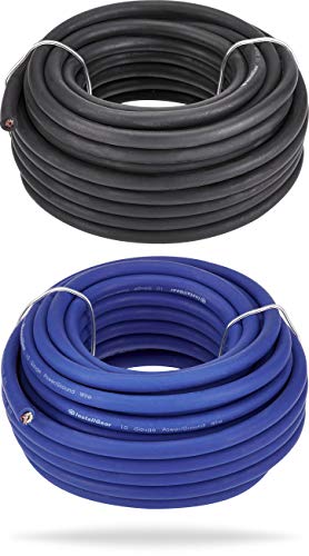 Installgear 10 Gauge Wire (50Ft) Copper Clad Aluminum Caa - Primary Automotive Wire, Car Amplifier Power & Ground Cable, Battery Cable, Car Audio Speaker Stereo, Rv Trailer Wiring Welding Cable 10Ga #TOP29