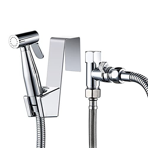 Pulvérisateur De Bidet Portatif En Acier Inoxydable Pour Couches Lavables, Pulvérisateur Mural Pour Bidet De Toilettes Avec Valve En T, Pulvérisateur De Bidet Portatif Pour Toilettes, Tête De Pulvéris