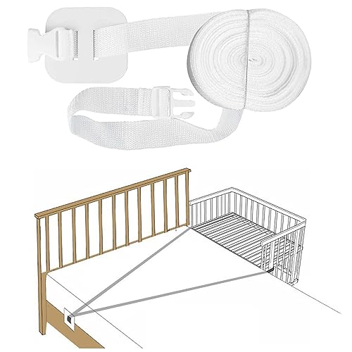 GothicBride Bijzetbedbevestiging 8 m riem voor babybed, universele riem voor extra bed, boxspringbed...