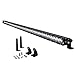 AUXTINGS 127 cm 50 pulgadas 240W Spot Single Row 19200LM Off Road LED Niebla y conducción Barras de luz de parachoques de techo 2 soportes de montaje estilo, 12V 24V Impermeable