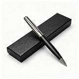 FloraVigo Kugelschreiber-Set aus Holz, Die Tinte fließt gleichmäßig. Inklusive schwarzer Aufbewahrungsbox, geeignet für Bullet Journaling und Bürogebrauch, ideal für Geschäftsdokumente