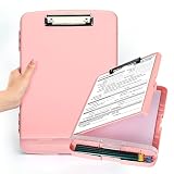 YEAHVIY Clipboard with Storage, Clip Boards 8.5x11 with Storage, Large Capacity Nursing Clipboards w