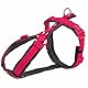 TRIXIE New Premium Trekking Geschirr, S-M: 44-53cm/20mm, Fuchsia/Graphit, Hund