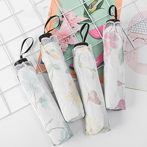 Acgrade Parasol, Lace Umbrella, , Umbrellas For Tea Party, Sun, Walking, , Ladies, Hand Held, 37.4'', Light Yellow #TOP1