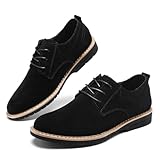 [Maxome] スエードシューズ メンズ レースアップシューズ 本革 カジュアル ビジネスシューズ メンズ スウェード 靴 軽量 フォーマル 通勤