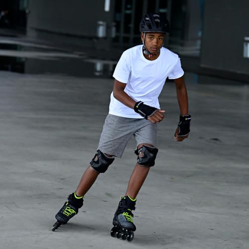 Miniatura 7 de Rollerblade Macroblade 80 295 - Patines En Línea Para Hombre, Color Negro Y Verde