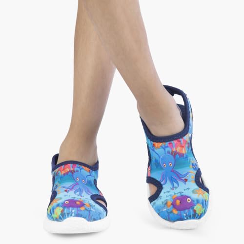 Image of KazarMax Kids Boys and Girls Lightweight | Comfort | Easy Slip-On | Breathable | Printed Sandal