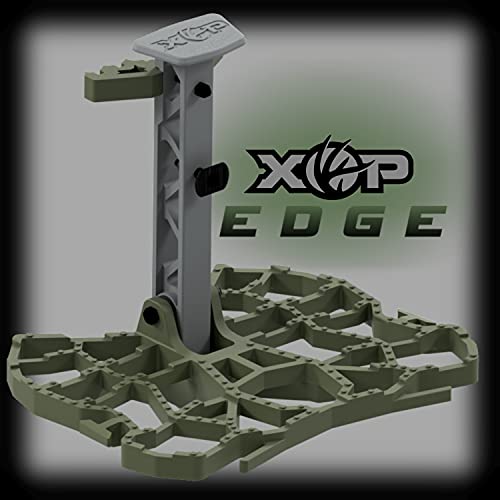 Xop-Xtreme Outdoor Products Edge Tree Saddle Platform - Saddle Hunting Platform - Tree Saddle Hunting System,Xop Green/Grey #TOP1