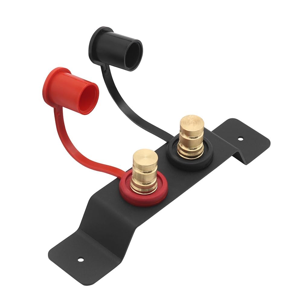 Namvo Kit de relocalisation de bornes génériques Câbles de démarrage de Batterie Support de Montage matériel pour Moteurs Yachts Véhicules Bateaux