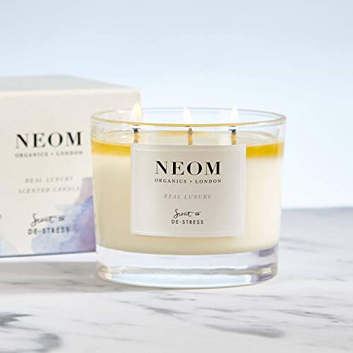 NEOM-Candle-3-Wick-Lavender-Jasmine-Sandalwood-Scented-Candles-for-Home-Luxury-Aromatherapy-Candles-Essential-Oil-Candles-Tranquil-Relax-Signature-De-Stress-Scent NEOM Candle 3 Wick Lavender Jasmine Sandalwood Scented Candles for Home Luxury Aromatherapy Candles Essential Oil Candles Tranquil Relax Signature De Stress Scent