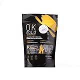 Ok Gold - Dolcificante Zero Calorie con Eritritolo e Sucralosio Dolcificante Senza Glutine Gusto uguale allo Zucchero 100% Vegan 100 Bustine