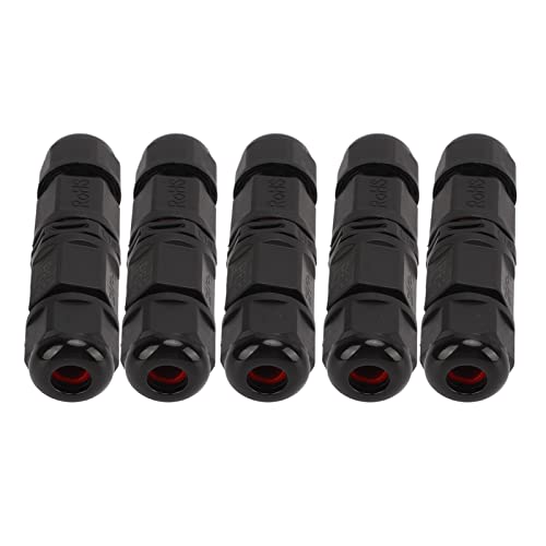 Conector aviación con 5 tapones de goma para equipo industrial miniatura 2
