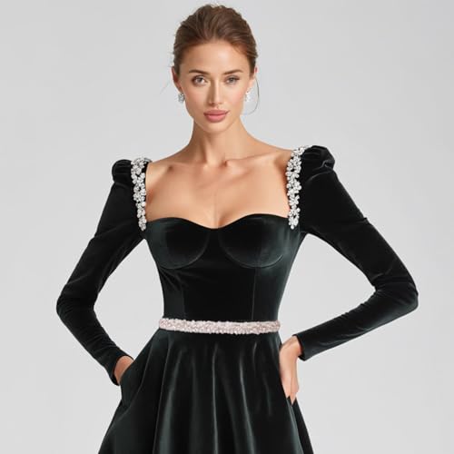 Crystal Bridal Belt Pearl Sash Handmade Rhinestones Wedding Belt for Bride Dress4