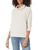 Vince Womens Boiled Cowl Neck Pullover,Marble,X-Large