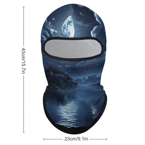 Balaclava Face Mask con Estampado de Granada para Hombres y Mujeres, Máscara Facial Completa para Ciclismo al Aire Libre miniatura 2