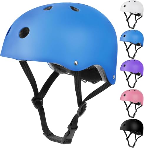 Flintronic Kinder Fahrradhelm, Kinderhelm Fahrradhelm für Kinder, Verstellbarer Skateboardhelm, für 2-13 Jahre, für Fahrrad Skateboard Roller Skating Scooter BMX Flintronic Kinder Fahrradhelm, Kinderhelm Fahrradhelm für Kinder, Verstellbarer Skateboardhelm, für 2-13 Jahre, für Fahrrad Skateboard Roller Skating Scooter BMX