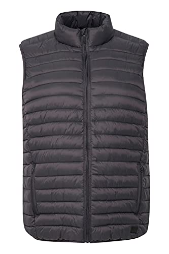 Blend BT Nille Steppweste Herren Big & Tall Weste Große Größen bis 6xl gefüttert mit Stehkragen, Größe:4XL, Farbe:Black (194007) Cover