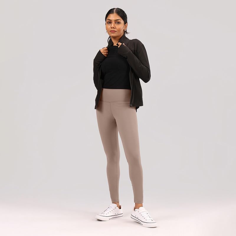 Image of BlissClub The Ultimate Leggings Lite, Ankle Length Tights for Women for Gym, Yoga and Workout with High Waist, Tall (for Women Above 5'5)