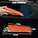 Terriplaze Car Door Step, Universal Vehicle Latch Step for Car Roof Access, 4 Gears Folding Stand Pedal with Both Feet, Fits Most SUV, Truck (Orange)