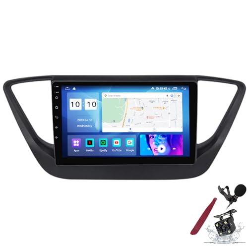 Radio Voiture Android 15 Voyagez Connecté en Hyundai Accent avec Écran QLED 2K et Sat GPS