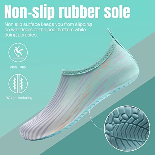 Image of YALOX Water Shoes Women's Men's Outdoor Beach Swimming Aqua Socks Quick-Dry Barefoot Shoes Surfing Yoga Pool Exercise
