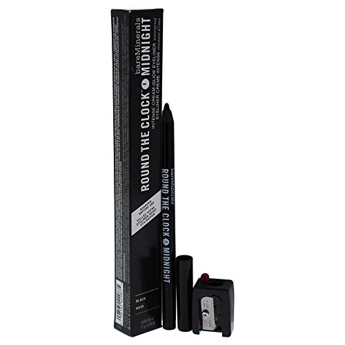 bareMinerals Round The Clock Midnight Eyeliner, 0.04 Ounce
