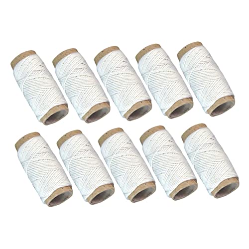DOITOOL 40 Rolls Professional Meat Packaging Tool Sausage Meat Parcel String Kitchen Twine for Cotton Thread for Home Cooking Twine