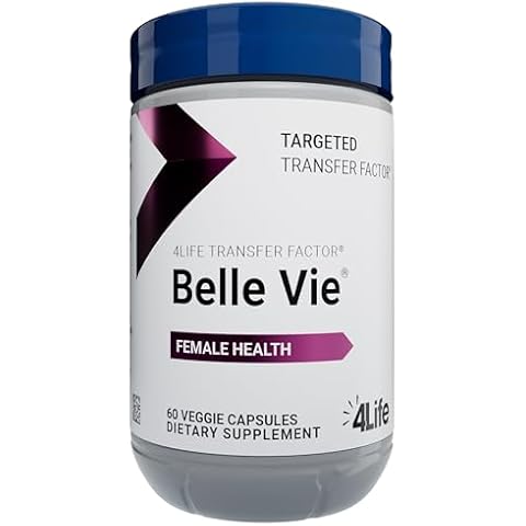 4Life Transfer Factor Belle Vie - Reproductive Health Supplement for Women - Phytoestrogen Blend with Kudzu, Flax, and Red Clover - Supports Endocrine System & Immune Function - 60 Veggie Capsules Cover