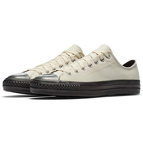 Converse Unisex Chuck Taylor All Star Low Top Sneakers (Natural/Natural/Almost Black, 11 M US Women / 9 M US Men)