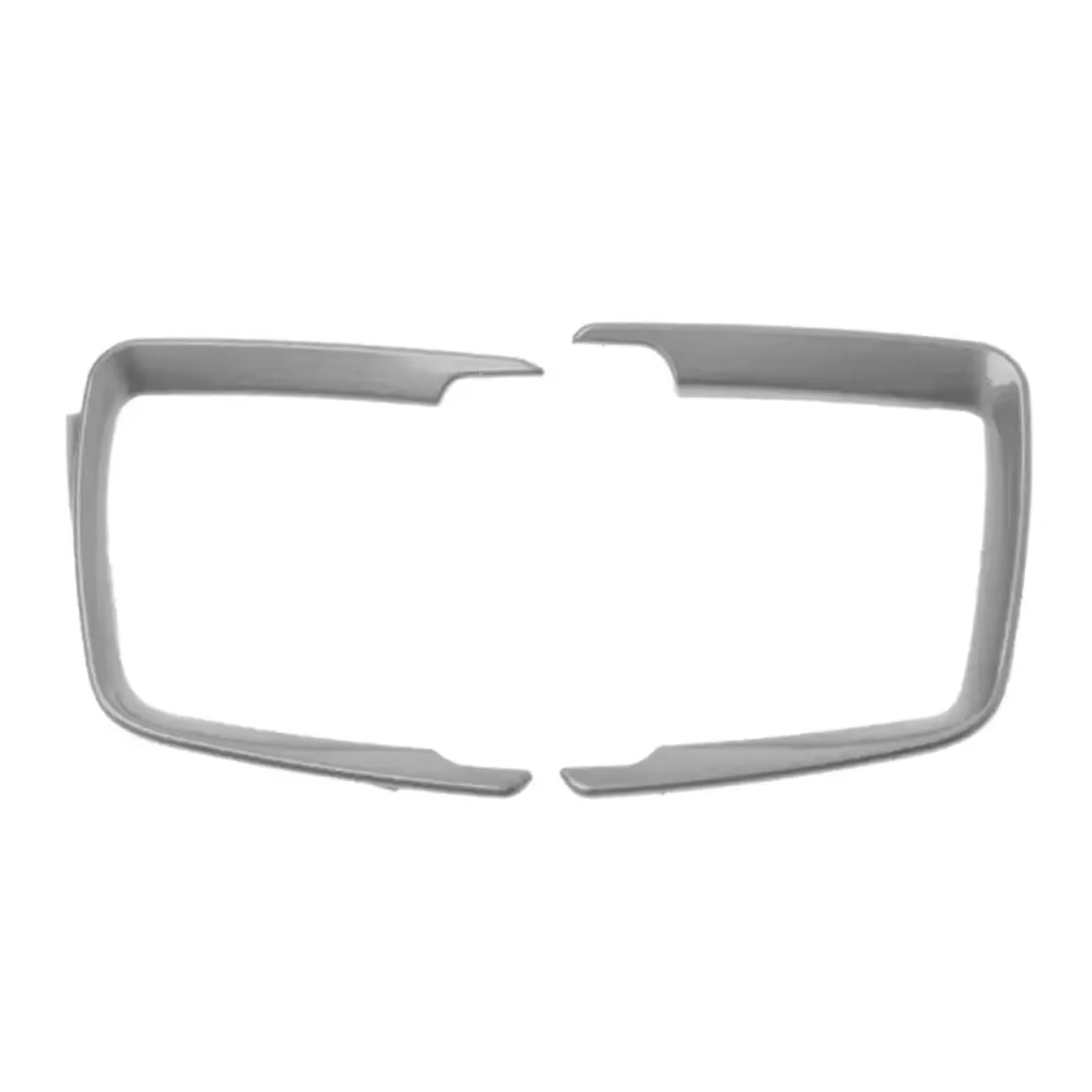 Button Trim Compatible with BMW 1 2 3 4 Series F30 F31 F32 F34 F20 F36 X5 F15 X6 F16 Car Headlight Switch Button Frame Trim Sticker(Silver)