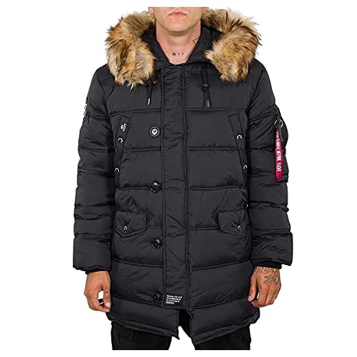 Alpha Industries N-3B Puffer FD Jacke Black-L