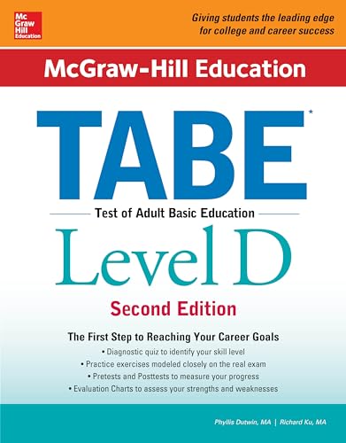 McGraw-Hill Education Tabe Level D, Second Edition