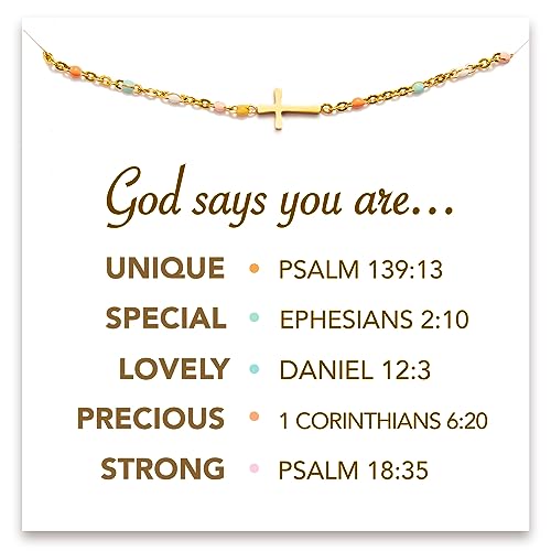 STORYJEWELLERY S925 Cross Bracelet for Women, Christian Bracelets, Christmas Gifts for Women, Confirmation and Baptism Gifts, Religious Bracelets