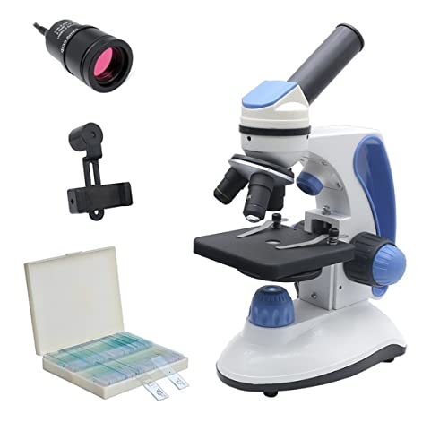 Microscope 40X-2000X LED Monocular Biological Microscope with USB Camera(Type A)